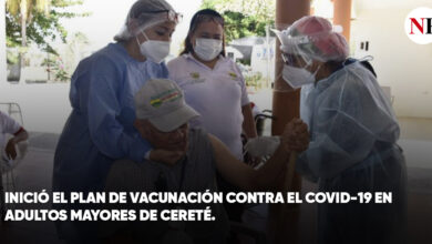 Photo of INICIÓ EL PLAN DE VACUNACIÓN CONTRA EL COVID-19 EN ADULTOS MAYORES DE CERETÉ.