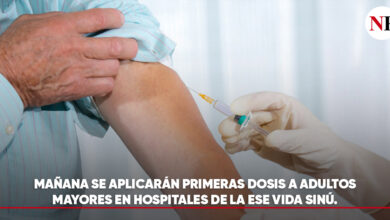 Photo of MAÑANA SE APLICARÁN PRIMERAS DOSIS A ADULTOS MAYORES EN HOSPITALES DE LA ESE VIDA SINÚ.