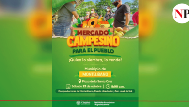 Photo of MONTELIBANO VIVE EL MERCADO CAMPESINO PARA EL PUEBLO; QUIEN LO SIEMBRA, LO VENDE.