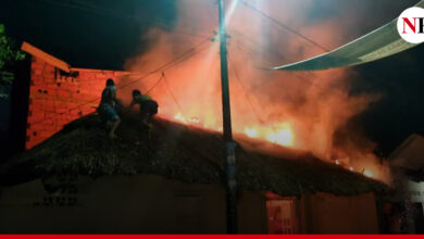 Photo of UNA CASA SE INCINERO EN EL CENTRO DE CIÉNAGA DE ORO