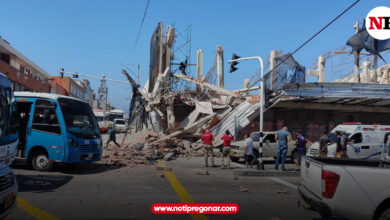 Photo of Se desplomó parte de la estructura del antiguo edificio Cinema en Barranquilla