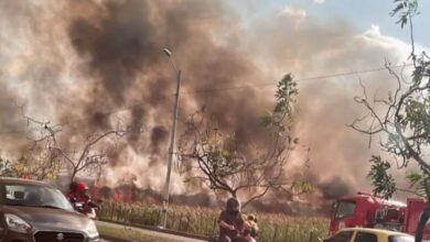 Photo of Fuerte incendio cerca a la cárcel Las Mercedes