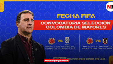 Photo of Lista convocatoria de selección Colombia para fechas Fifa