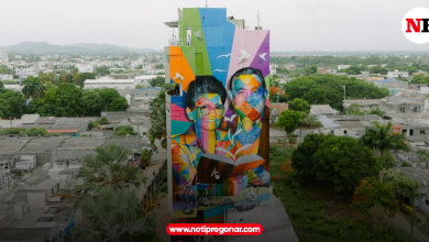 Photo of Con emblemático mural del artista Eduardo Kobra, Unisinú celebró sus 50 años