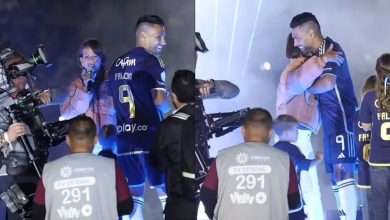 Photo of “Viva Colombia; Viva Falcao”: Alexy Hernández conoció y le cantó su canción al ‘Tigre’