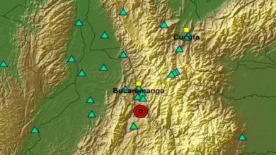 Photo of Temblor sacudió a Colombia en la tarde de este viernes 6 de febrero