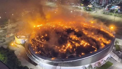 Photo of Incendio destruye gran parte del Velódromo Olímpico de Río de Janeiro