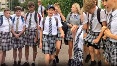 Photo of Sin shorts, pero con falda: estudiantes le dan la vuelta a una regla absurda