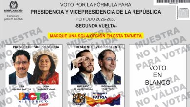 Photo of Registraduria presentó el tarjetón de segunda vuelta y asegura que será más fácil votar