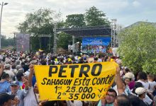 Photo of Lleno total en la Plaza Cultural del Sinú a minutos de la intervención del presidente Petro
