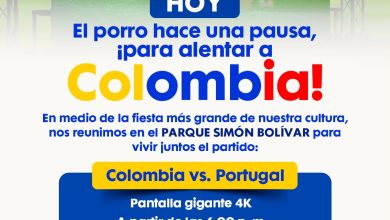 Photo of San Pelayo verá el Colombia vs. Portugal en pantalla gigante durante el Festiporro