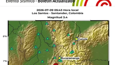 Photo of Sismo de magnitud 3,4 sacudió Santander este jueves