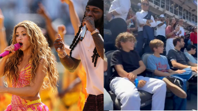 Photo of Piqué asistió con sus hijos a la final mientras Shakira brilló en el show