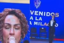 Photo of Maía emocionó al interpretar el Himno Nacional en la posesión