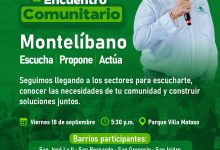 Photo of Montelíbano prepara su segundo encuentro comunitario